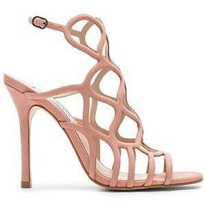 Steve Madden Nude Beige Cutout Heels Strappy Heels Size 8.5